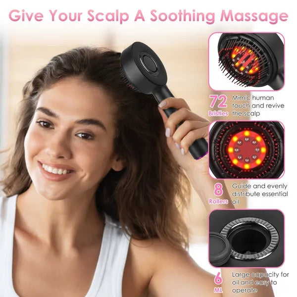 Red Light Therapy Scalp Massager