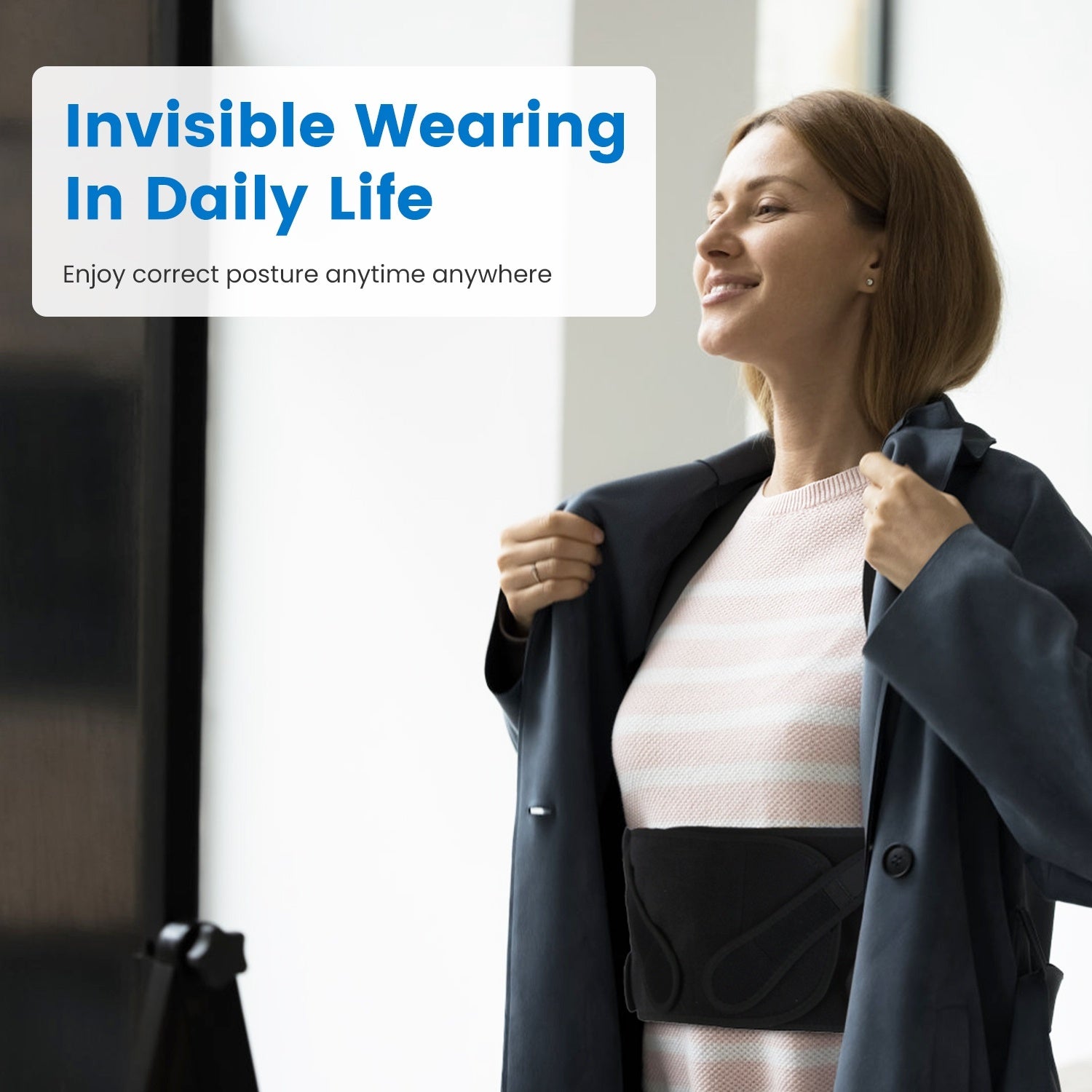 Adjustable Posture Corrector for Women & Men – Back Brace for Pain Relief & Spine Support