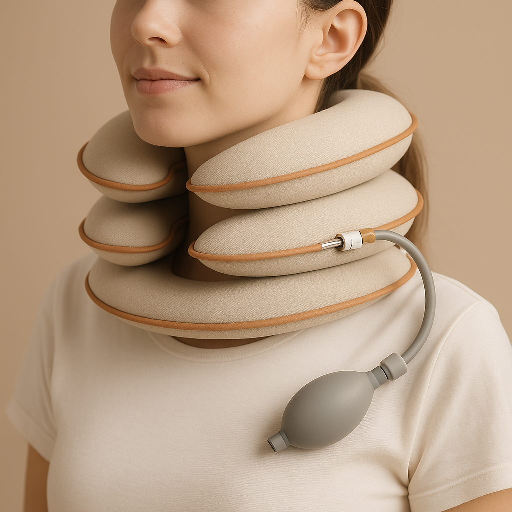 Inflatable Neck Traction Brace – Cervical Spine Decompression