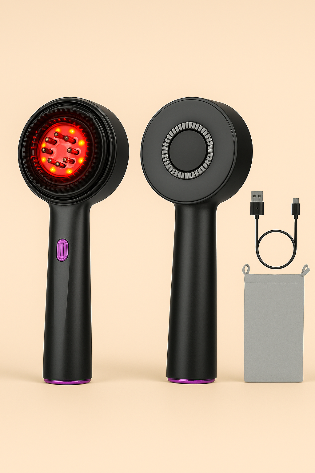 Red Light Therapy Scalp Massager