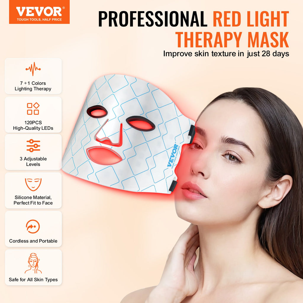 Red Light Therapy Face Mask