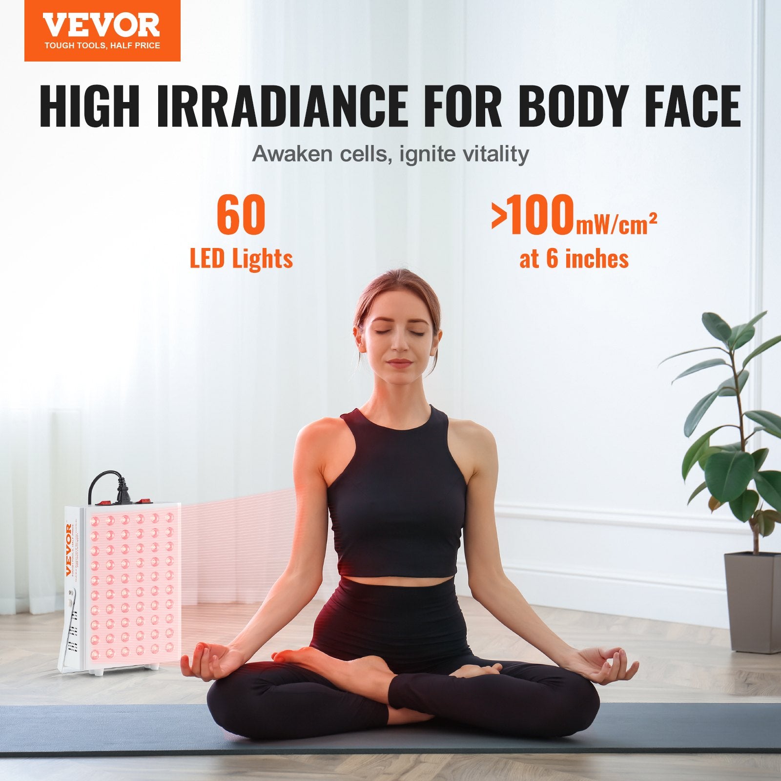 Red Light Therapy Panel 60-LED