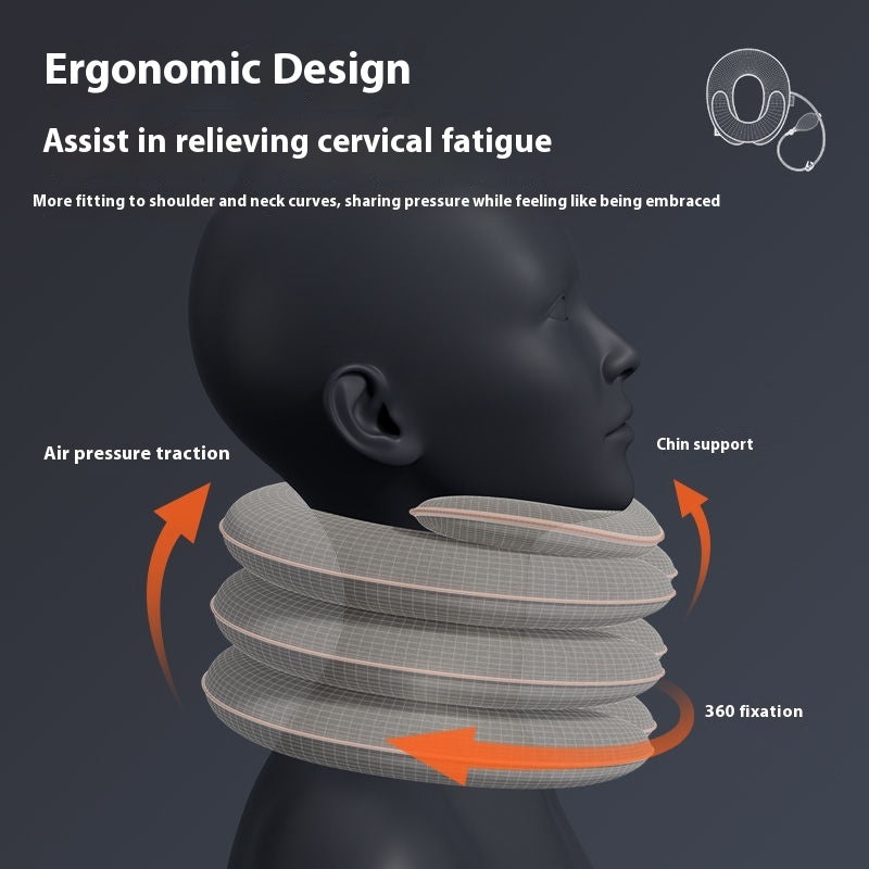 Inflatable Neck Traction Brace – Cervical Spine Decompression
