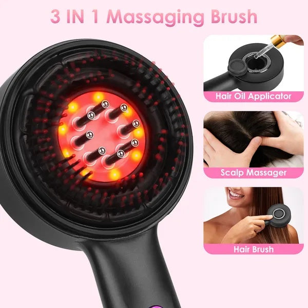 Red Light Therapy Scalp Massager